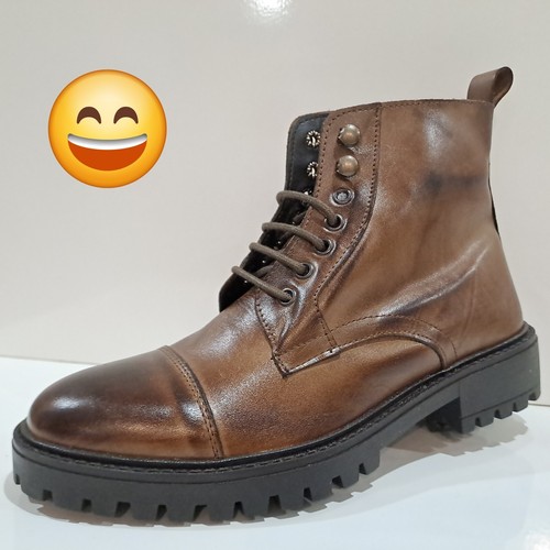 Stivali uomo anfibi pelle - uomo,